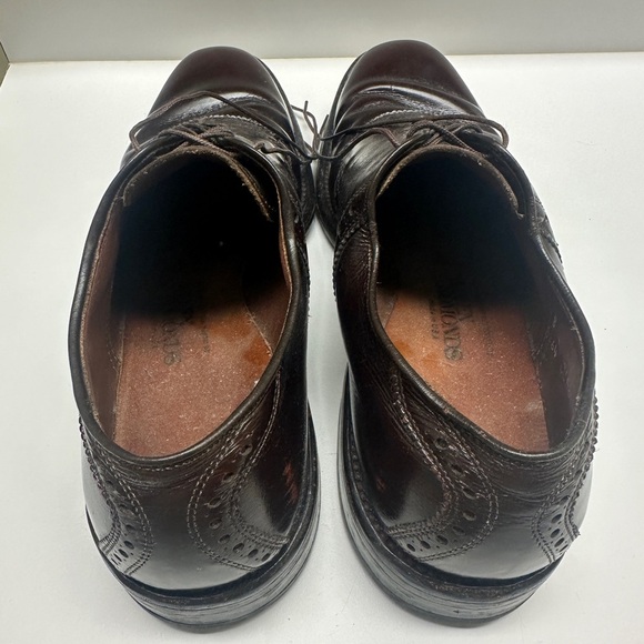 Allen Edmonds Men’s Saddle Oxfords – Brown Leather, Size 8 B - Picture 3 of 12